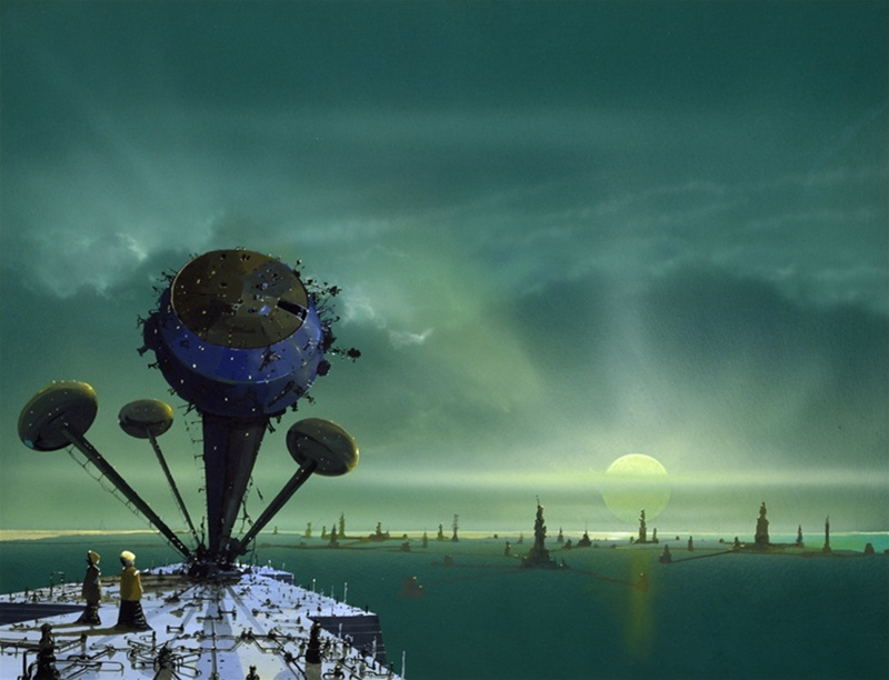 Illustration for article titled Rare Dune Concept Art From One Of Space Opera's Greatest Visionaries